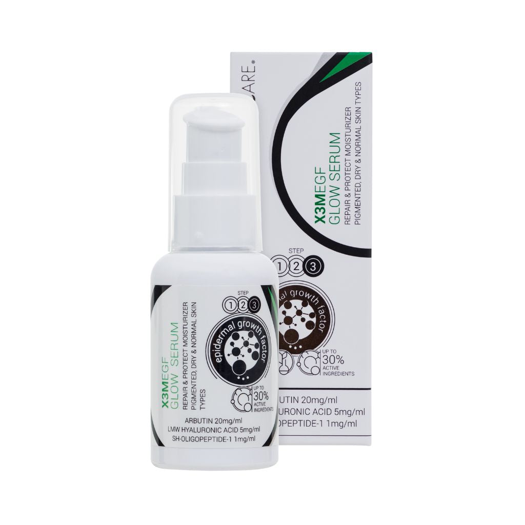 x3m egf glow serum fra clinic care 50 ml