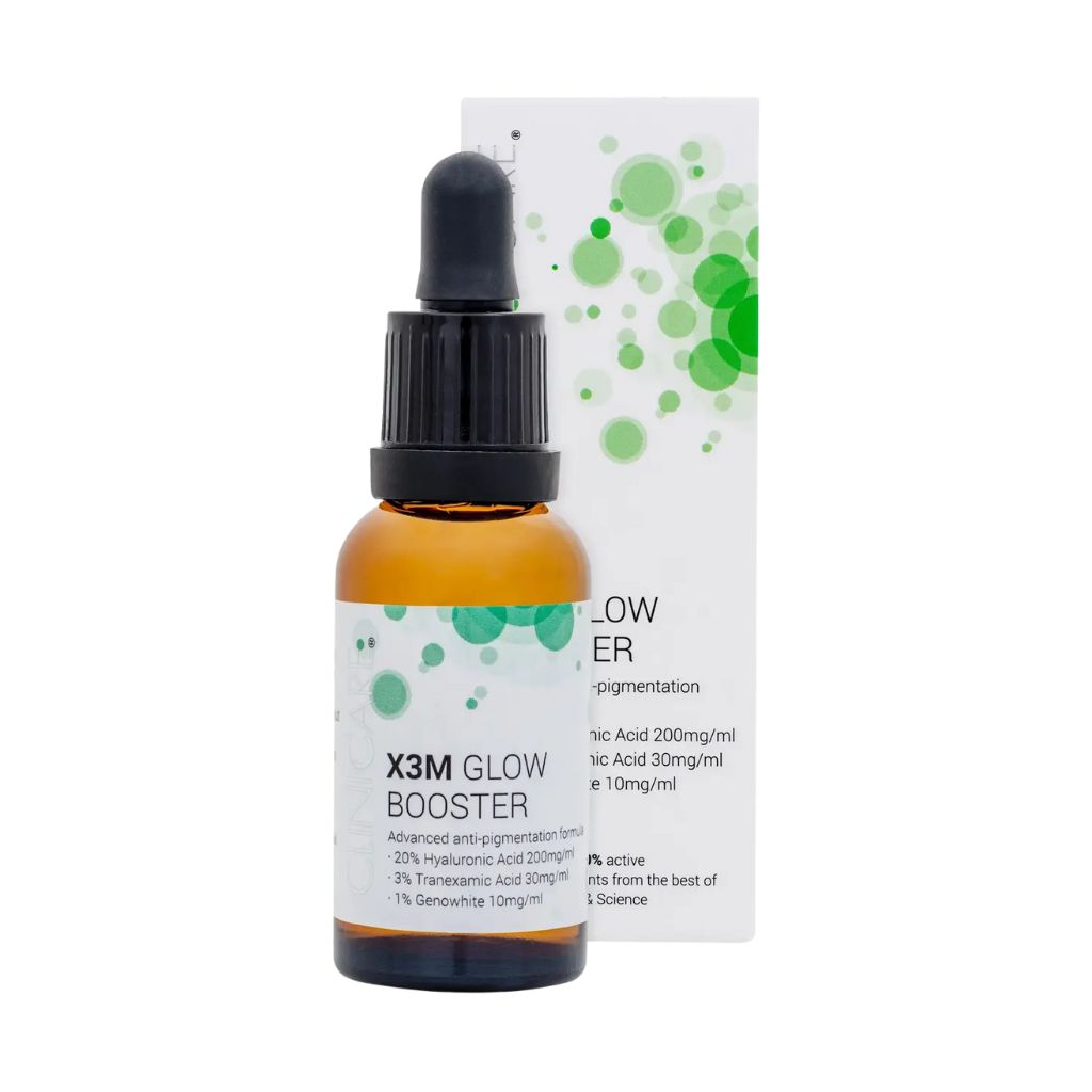 glow booster flaske