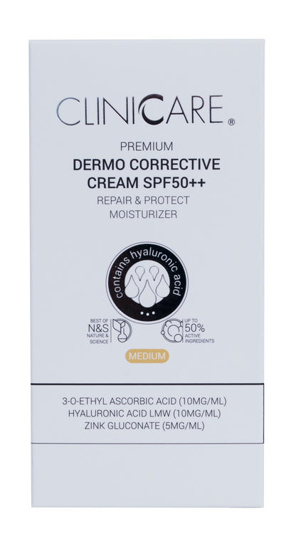 PREMIUM DERMO CORRECTIVE CREAM SPF50++ MEDIUM