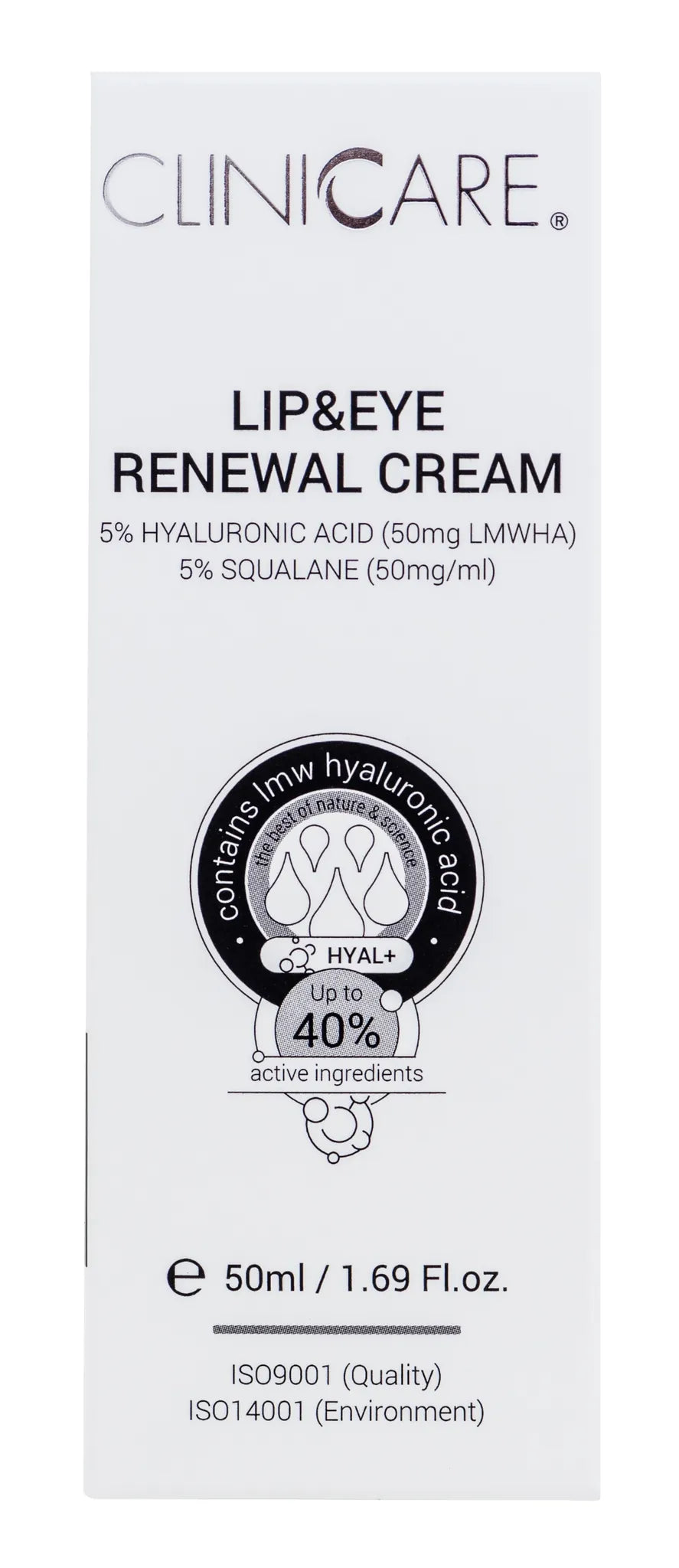 HYAL+ Lip & Eye Renewal Cream 50 ml